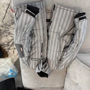 Maroon Gray Ski & Snowboard Jacket